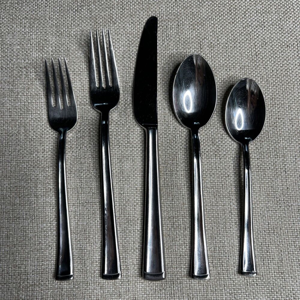 Dansk Orion 18/10 Stainless Steel Flatware ONE 5 Piece Place Setting
